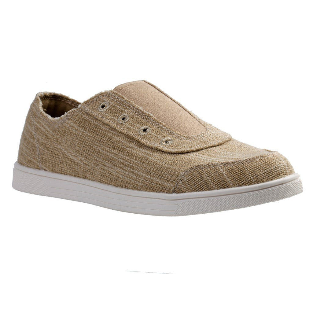 Spenco Santa Maria Canvas Supportive Comfort Women's Shoes - Tan - Product View - 2