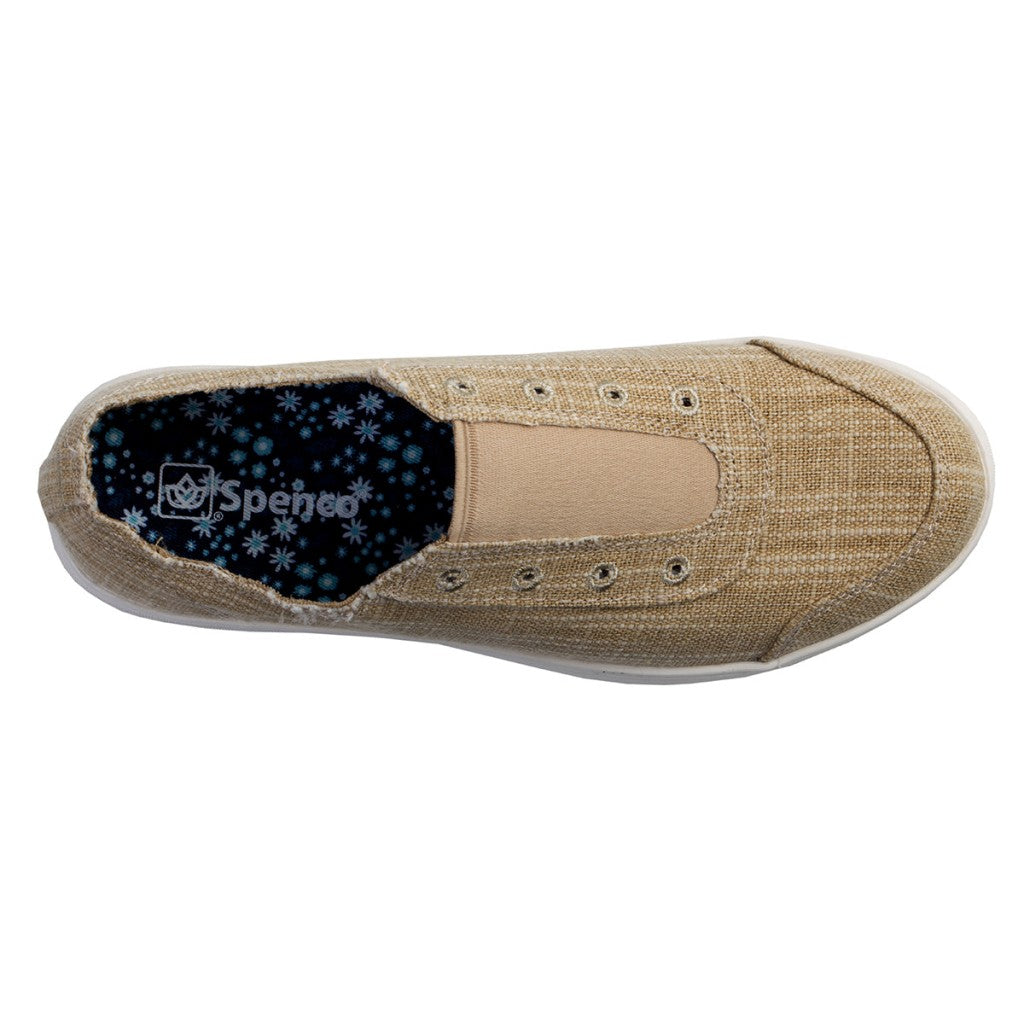 Spenco Santa Maria Canvas Supportive Comfort Women's Shoes - Tan - Product View - 7