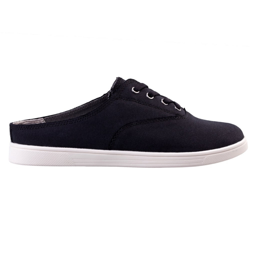 Spenco Santa Rosa Canvas Cushioned Support Women's Slide - Black - Product View - 1