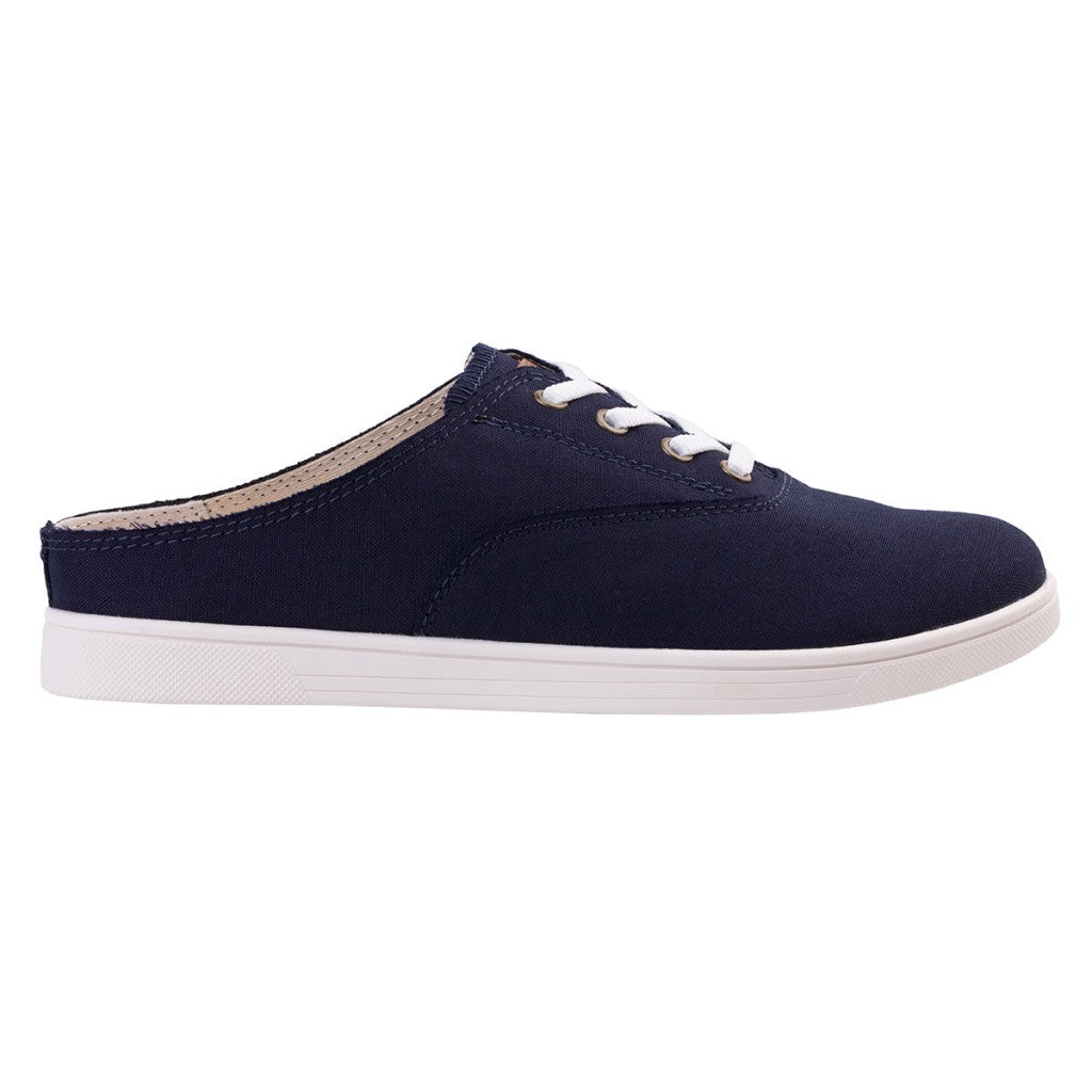 Spenco Santa Rosa Canvas Cushioned Support Women's Slide - Peacoat - Product View - 1