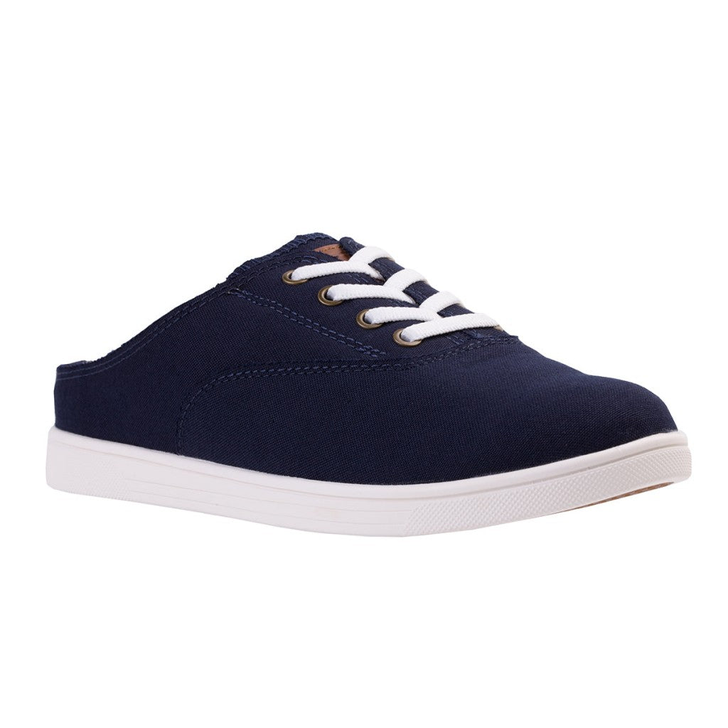 Spenco Santa Rosa Canvas Cushioned Support Women's Slide - Peacoat - Product View - 2