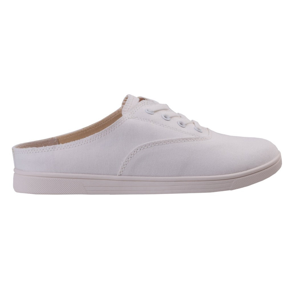 Spenco Santa Rosa Canvas Cushioned Support Women's Slide - White - Product View - 1