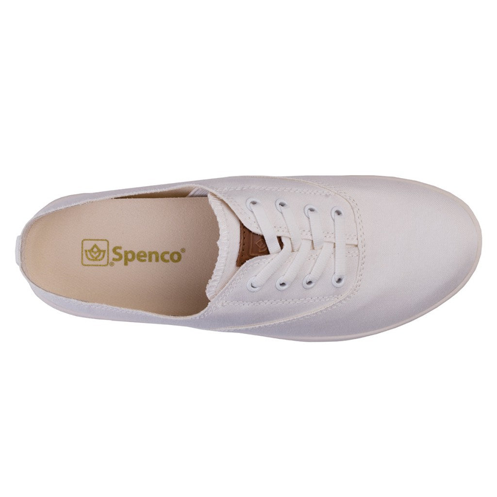 Spenco Santa Rosa Canvas Cushioned Support Women's Slide - White - Product View - 7