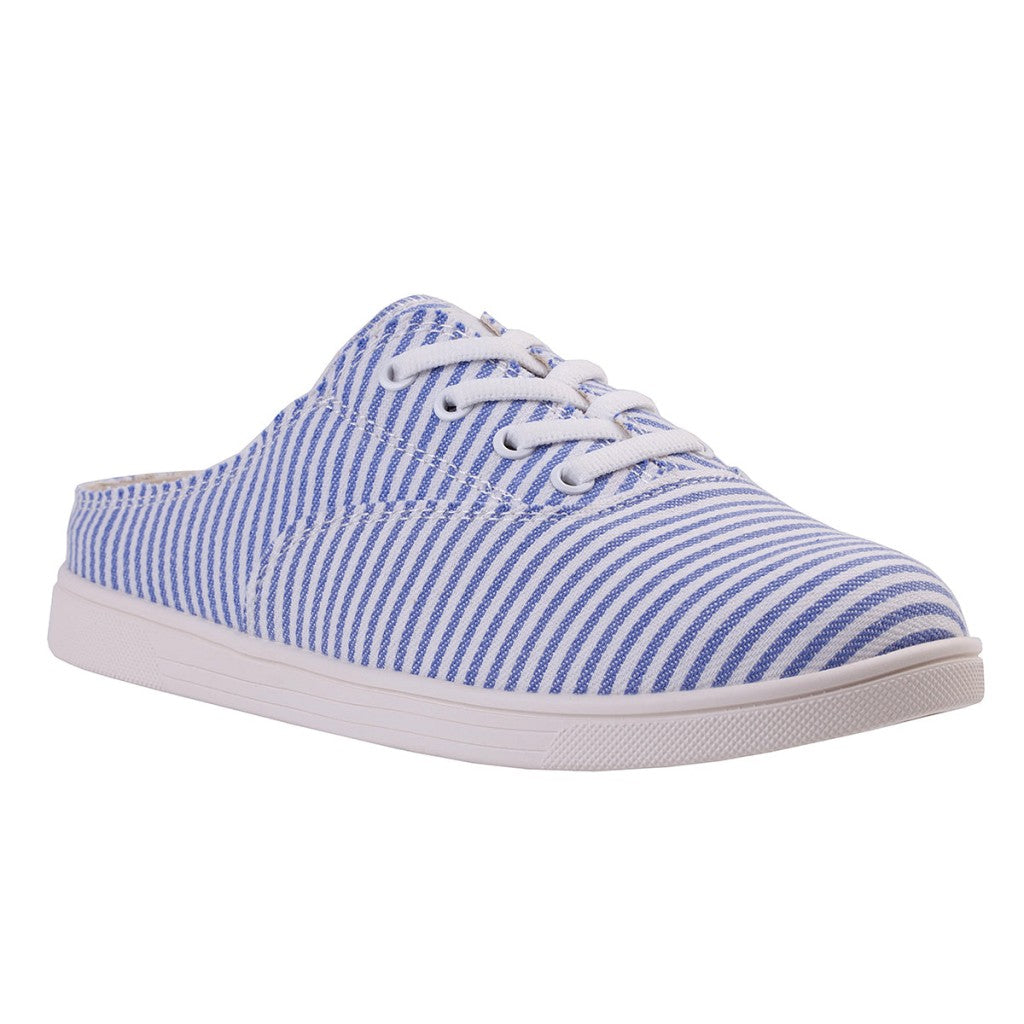 Spenco Santa Rosa Stripe Full Contact Comfort Women's Shoes - Light Blue - Product View - 2
