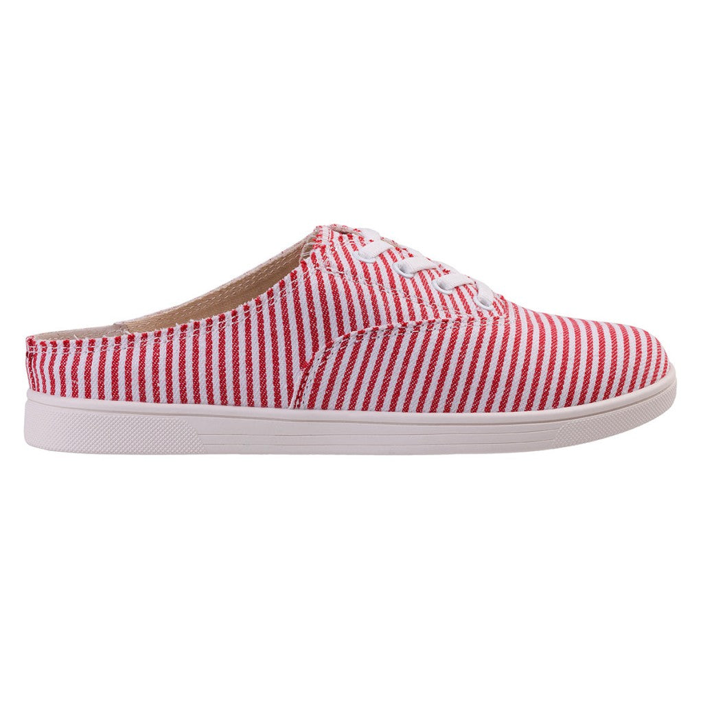 Spenco Santa Rosa Stripe Full Contact Comfort Women's Shoes - Red - Product View - 1