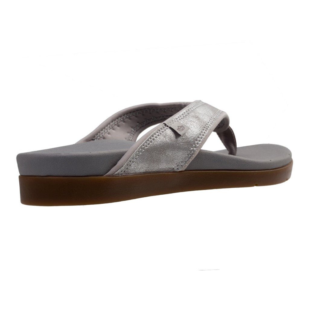 Spenco Shoreline Dusted Metallic Full Contact Comfort Women's Sandals - Grey - Product View - 4
