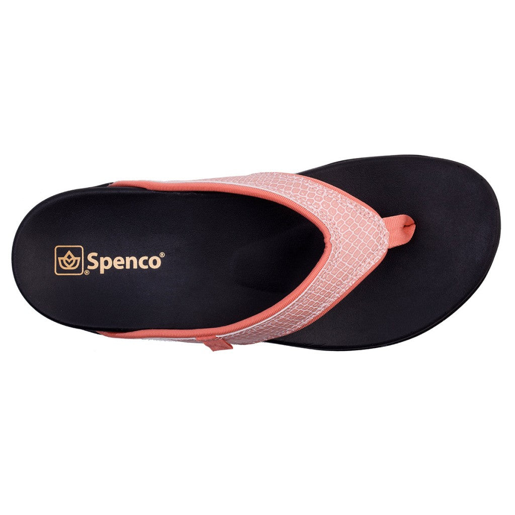 Spenco Shoreline Snake Full Contact Comfort Support Women's Sandals - Terra Cotta - Product View - 7