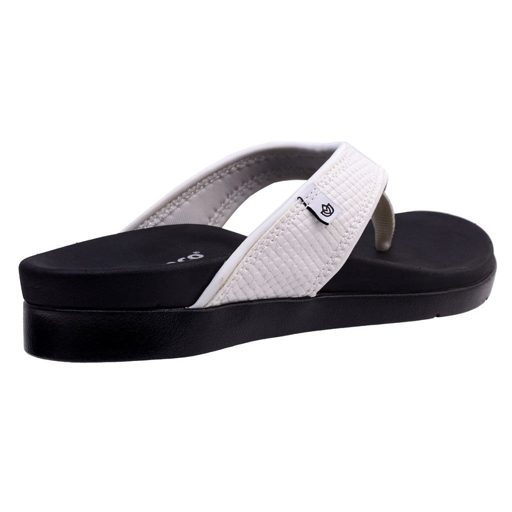 Spenco Shoreline Snake Full Contact Comfort Support Women's Sandals - White - Product View - 4
