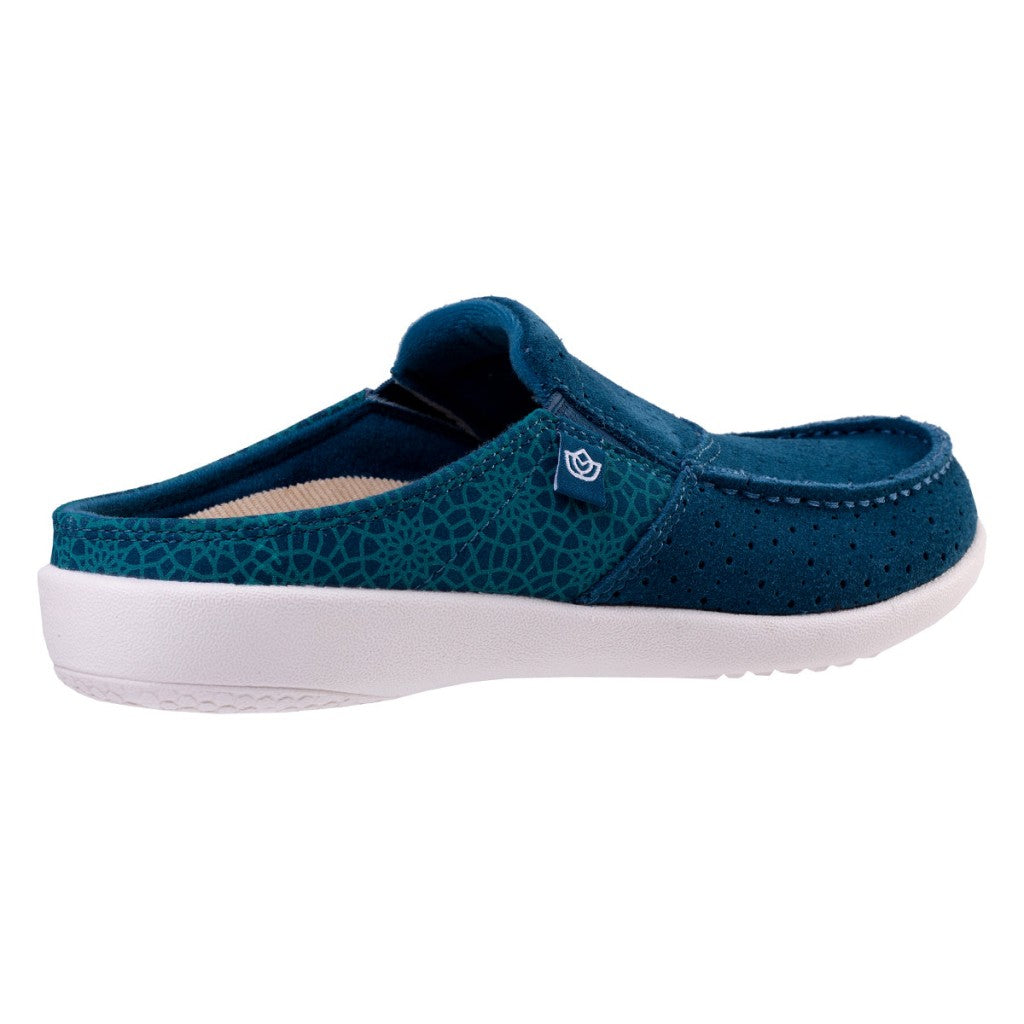 Spenco Siesta Slide Mosaic Full Contact Comfort Women's Slide - Aegean Teal - Product View - 4