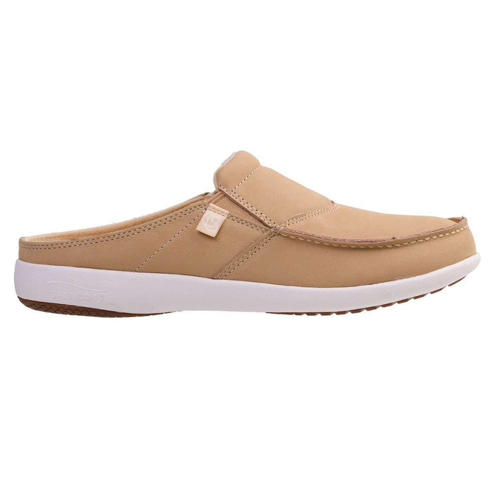 Spenco Siesta Slide Nubuck Cushioned Support Men's Shoes - Almond Buff - Product View - 1