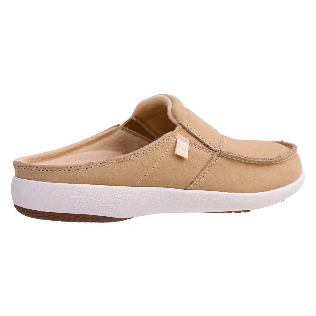 Spenco Siesta Slide Nubuck Cushioned Support Men's Shoes - Almond Buff - Product View - 4