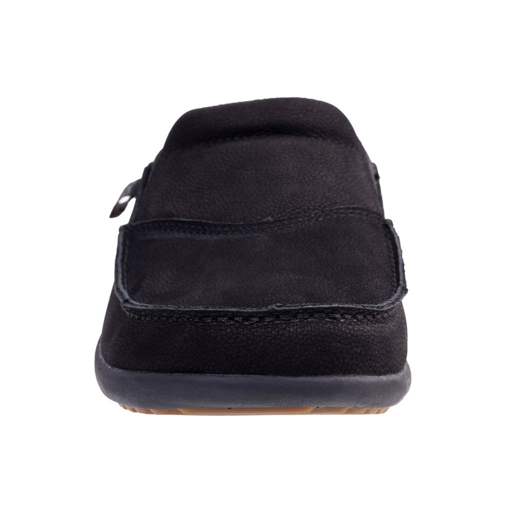 Spenco Siesta Slide Nubuck Cushioned Support Men's Shoes - Black - Product View - 3