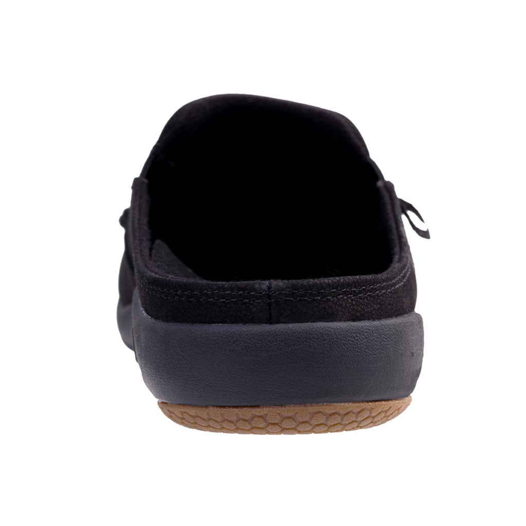 Spenco Siesta Slide Nubuck Cushioned Support Men's Shoes - Black - Product View - 5