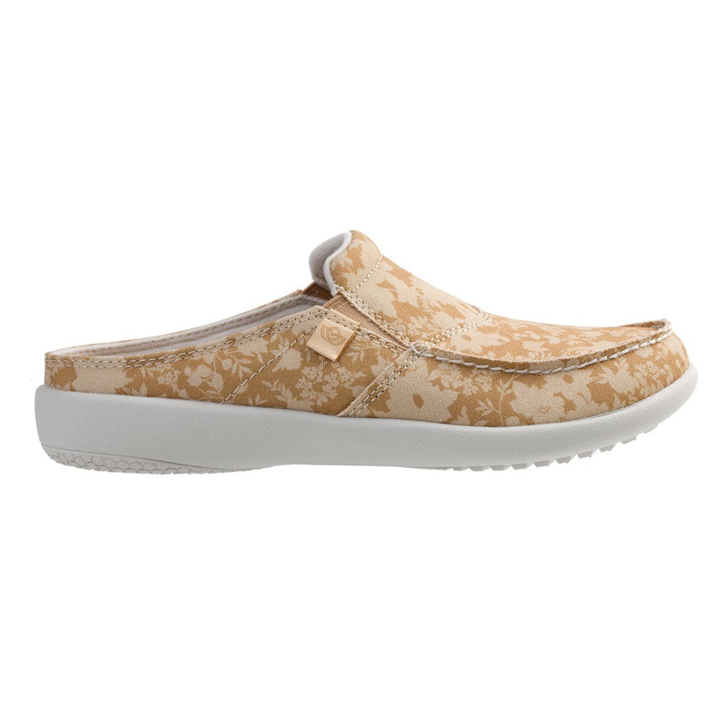 Spenco Siesta Vintage Floral Comfort Support Women's Shoes - Tan - Product View - 1