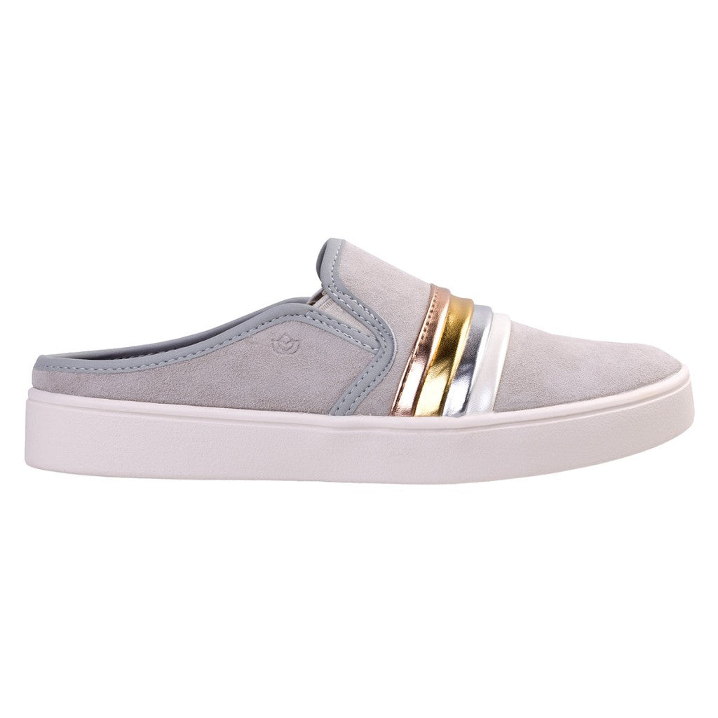 Spenco St. Barts Slide Supported Comfort Women's Shoes - Light Grey - Product View - 1