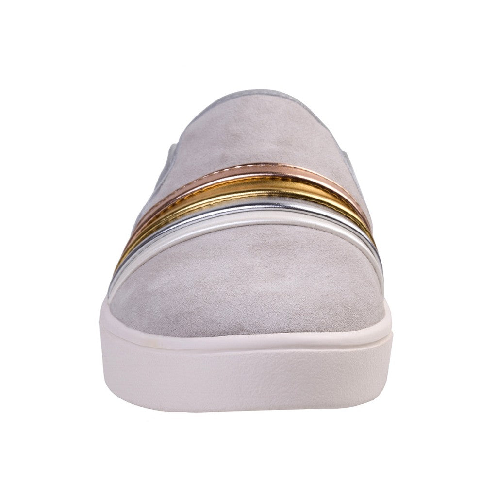Spenco St. Barts Slide Supported Comfort Women's Shoes - Light Grey - Product View - 3
