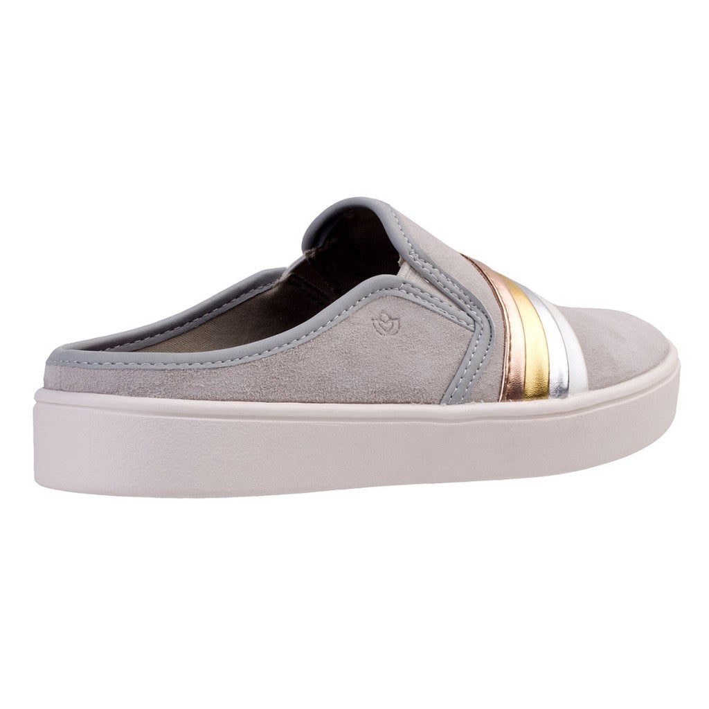 Spenco St. Barts Slide Supported Comfort Women's Shoes - Light Grey - Product View - 4