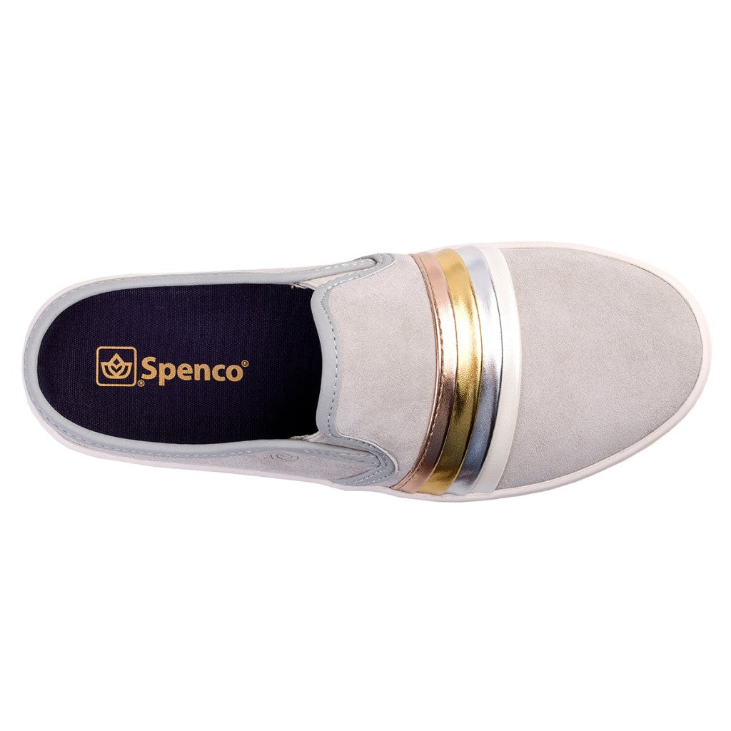Spenco St. Barts Slide Supported Comfort Women's Shoes - Light Grey - Product View - 7