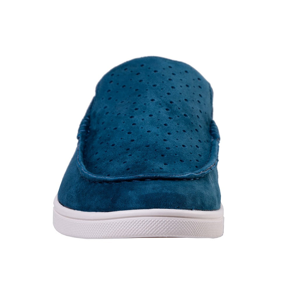 Spenco St. Maarten Perforated Full Contact Comfort Women's Shoes - Aegean Teal - Product View - 3