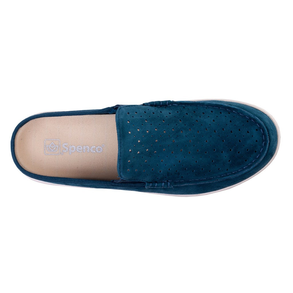 Spenco St. Maarten Perforated Full Contact Comfort Women's Shoes - Aegean Teal - Product View - 7