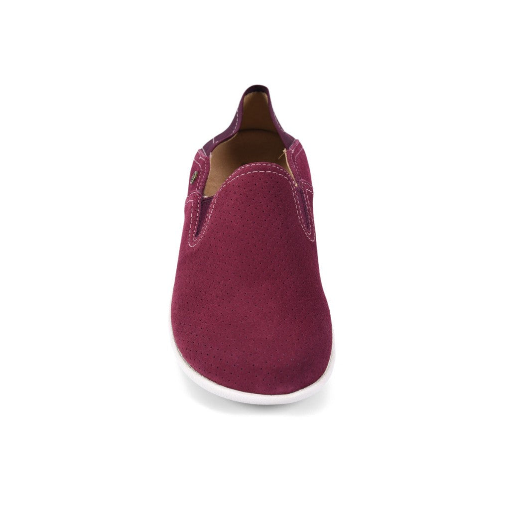 Spenco Sterling Convertible Supportive Women's Slip-On Shoes - Burgundy - Product View - 3