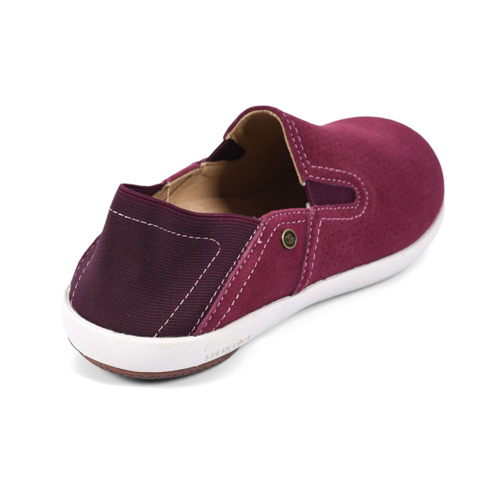 Spenco Sterling Convertible Supportive Women's Slip-On Shoes - Burgundy - Product View - 4