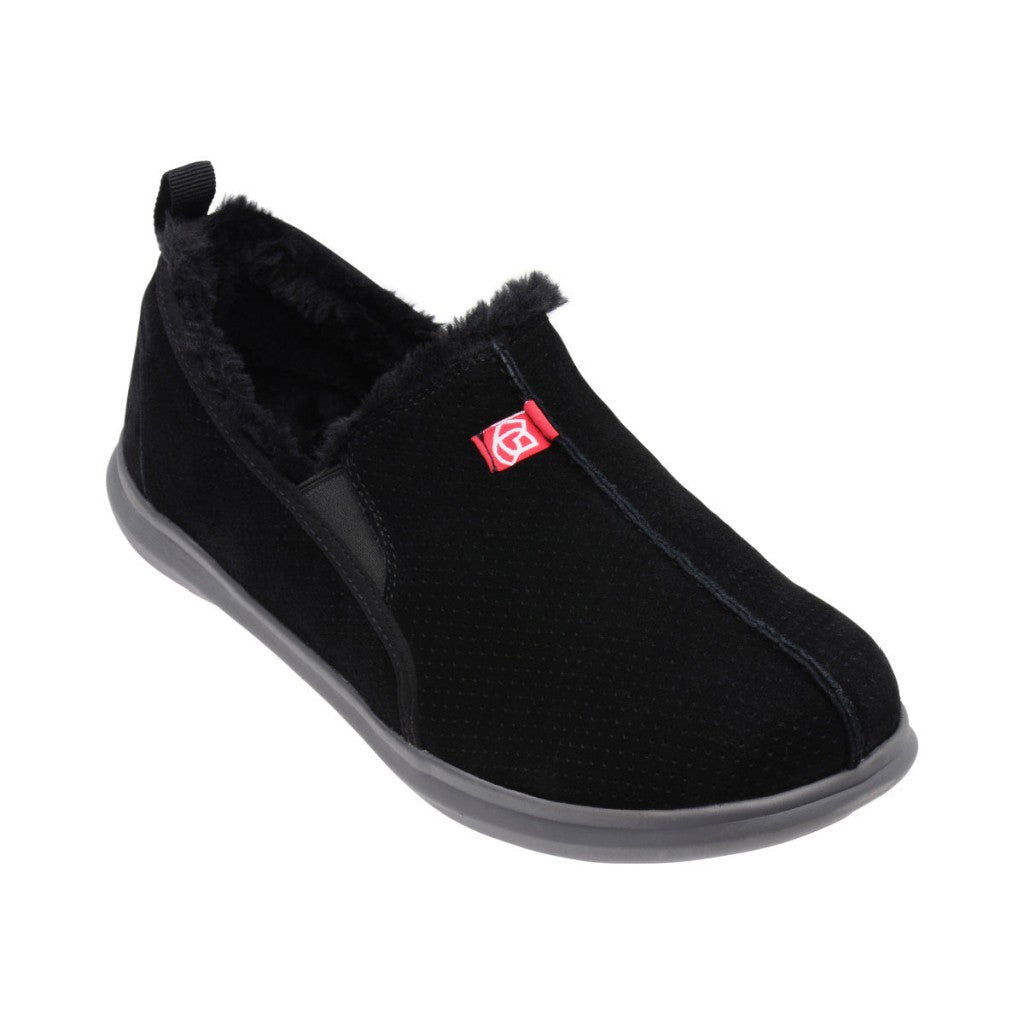 Spenco Supreme Cushioned Orthotic Support Men's Slippers - Black - Product View - 2