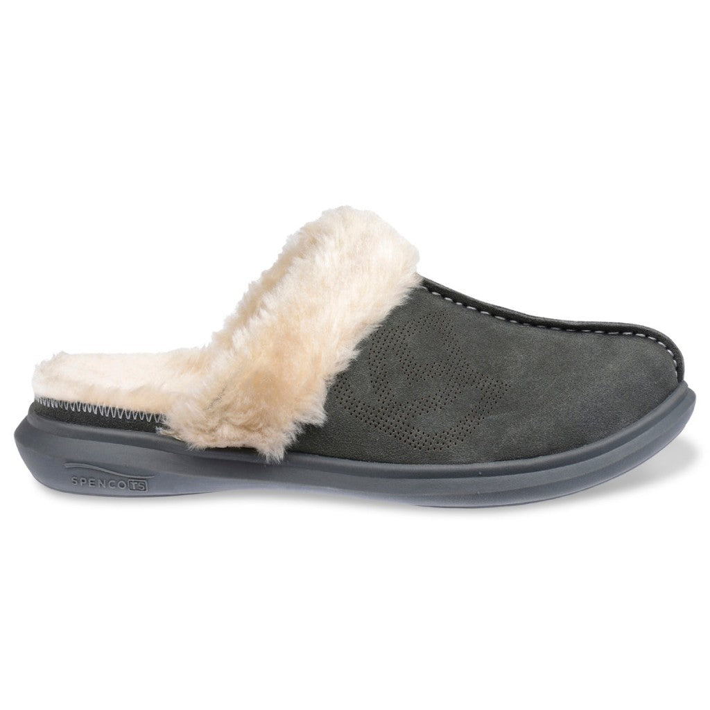 Spenco Supreme Slide Women's Slippers - Charcoal - Product View - 1
