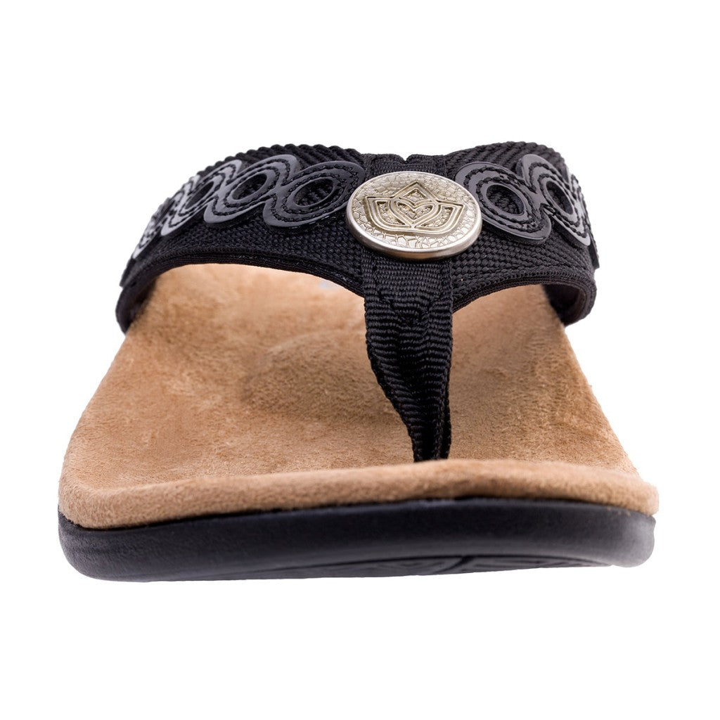 Spenco Tierra Full Contact Comfort Women's Sandals - Black - Product View - 3
