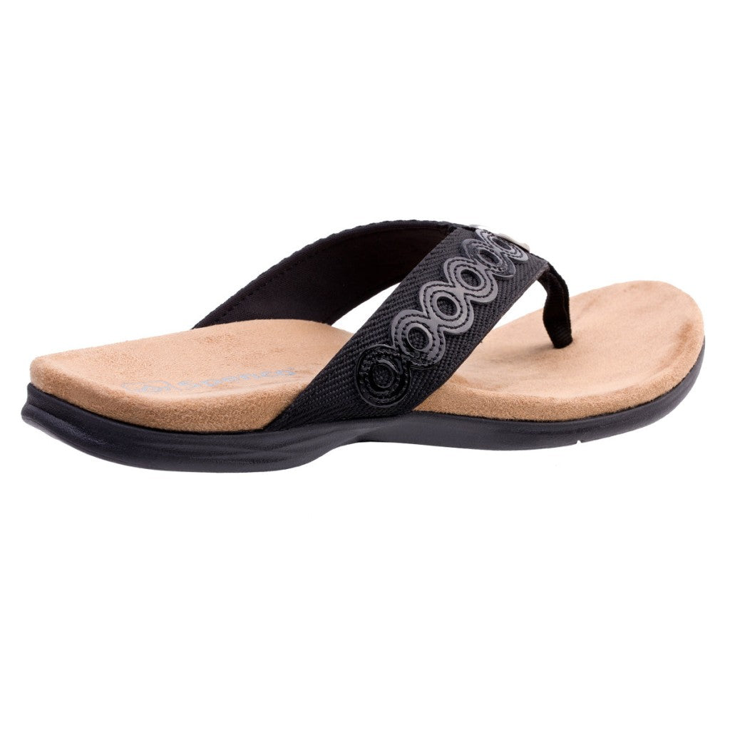 Spenco Tierra Full Contact Comfort Women's Sandals - Black - Product View - 4