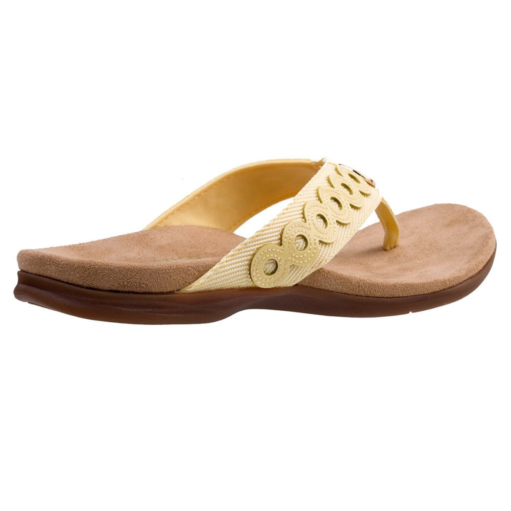 Spenco Tierra Full Contact Comfort Women's Sandals - Pale Banana - Product View - 4