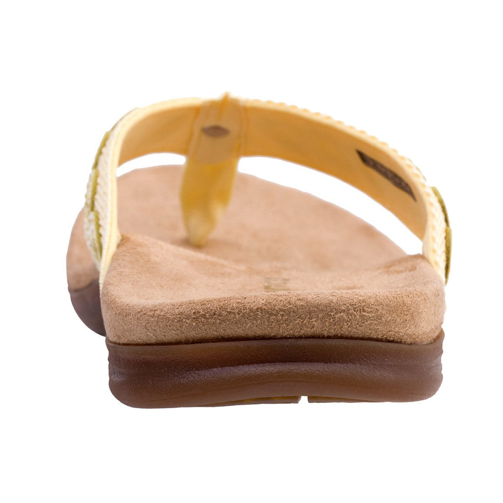 Spenco Tierra Full Contact Comfort Women's Sandals - Pale Banana - Product View - 5