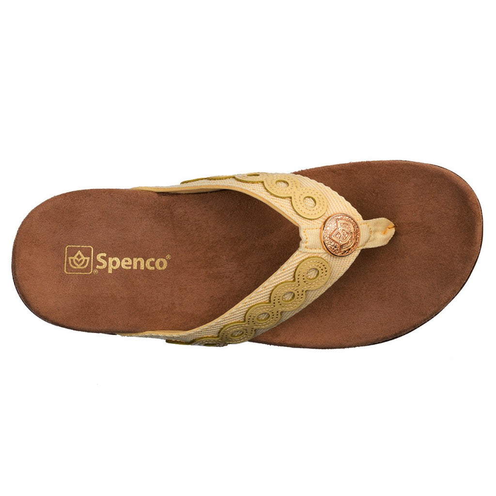 Spenco Tierra Full Contact Comfort Women's Sandals - Pale Banana - Product View - 7