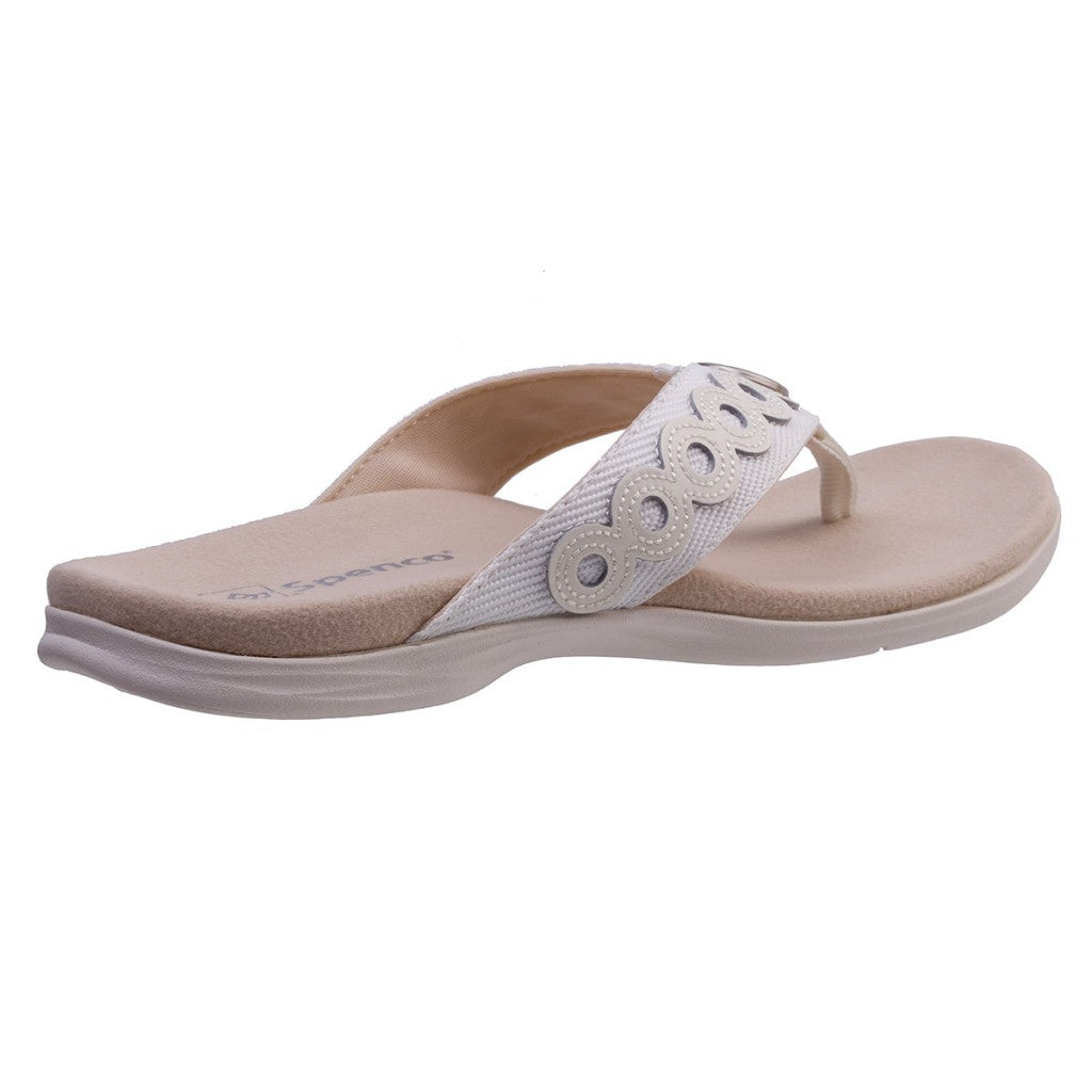 Spenco Tierra Full Contact Comfort Women's Sandals - White - Product View - 4