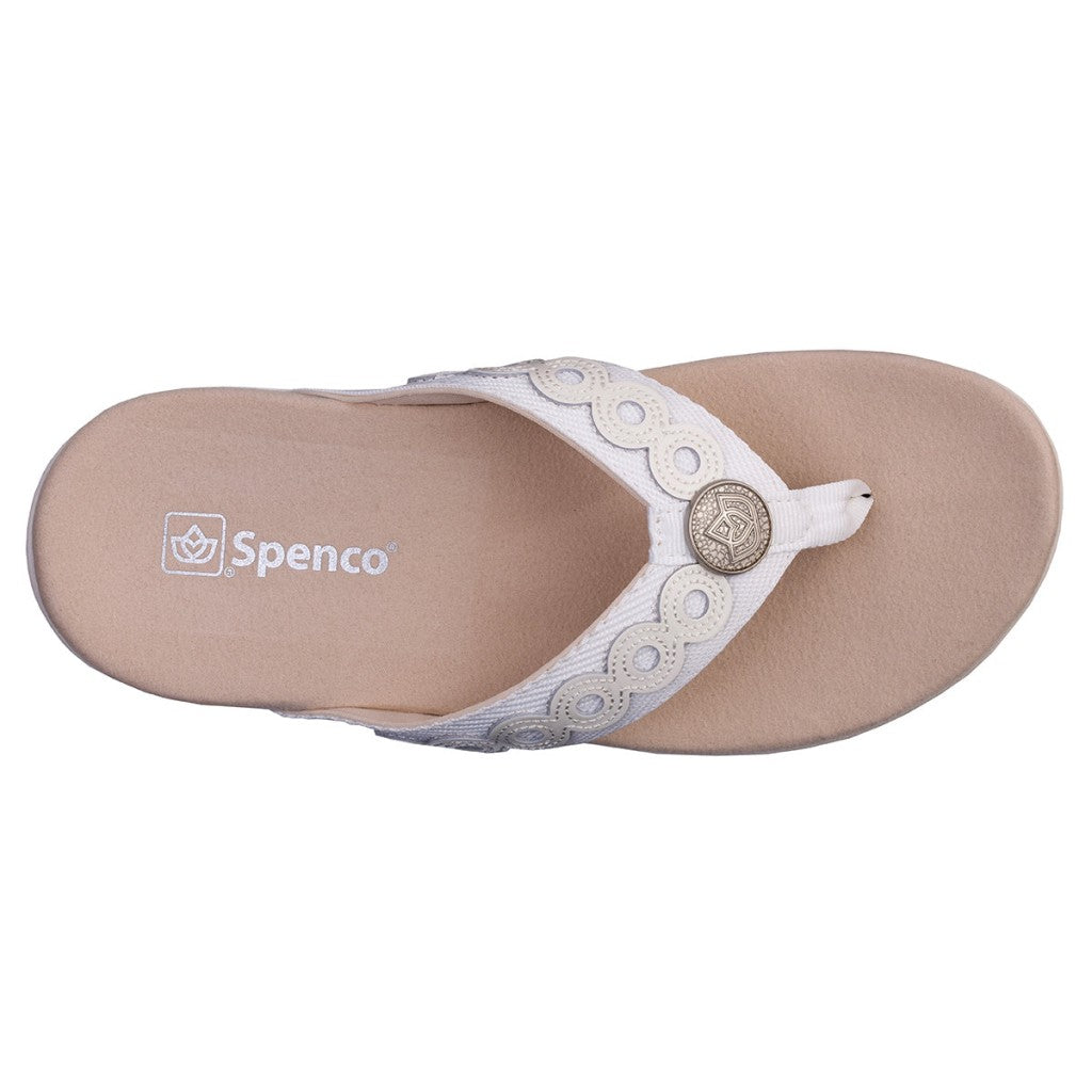 Spenco Tierra Full Contact Comfort Women's Sandals - White - Product View - 7