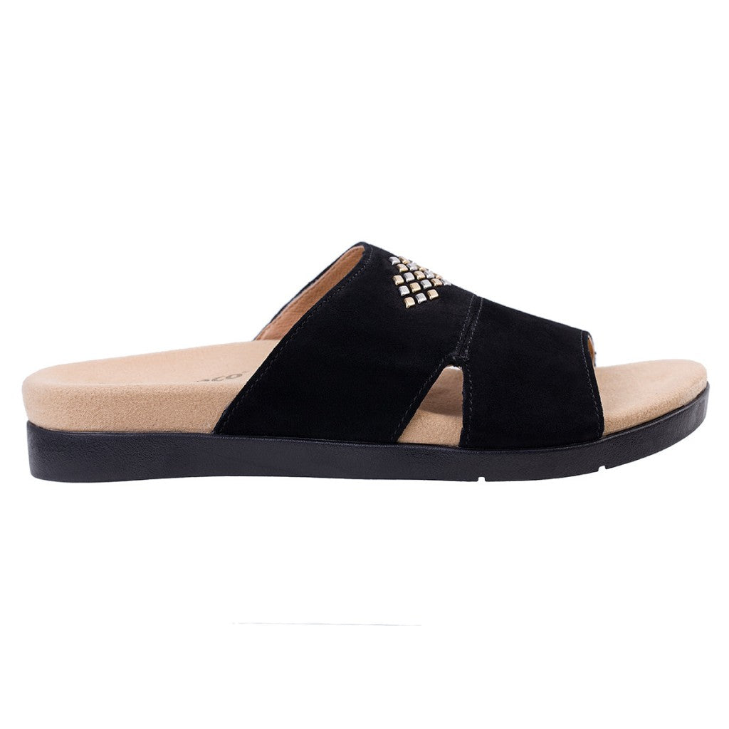 Spenco Twilight Stud '22 Full Contact Comfort Women's Sandals - Black - Product View - 1