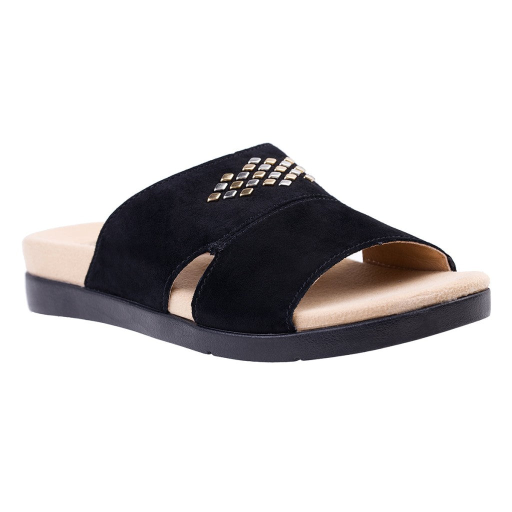 Spenco Twilight Stud '22 Full Contact Comfort Women's Sandals - Black - Product View - 2