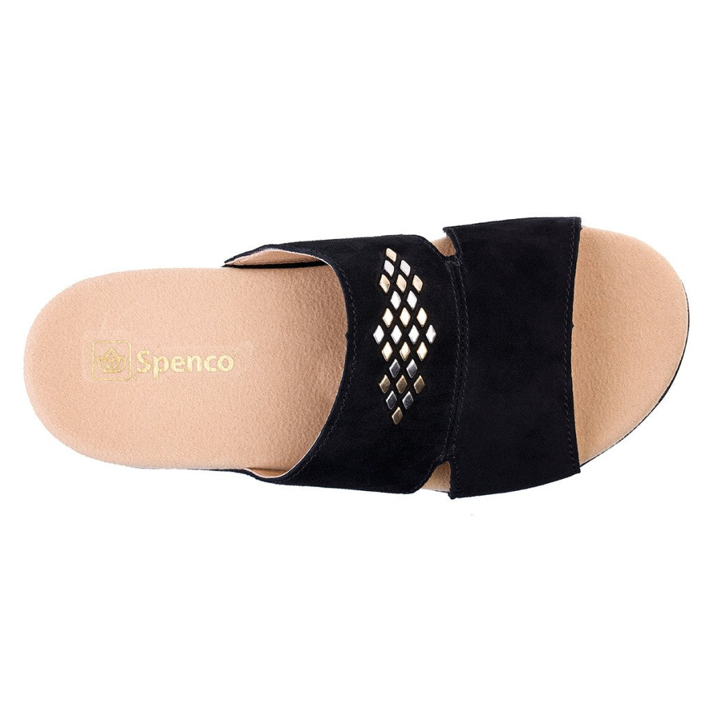 Spenco Twilight Stud '22 Full Contact Comfort Women's Sandals - Black - Product View - 7