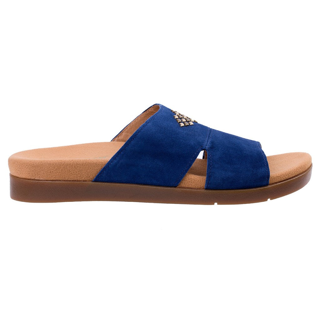 Spenco Twilight Stud '22 Full Contact Comfort Women's Sandals - Dark Navy - Product View - 1