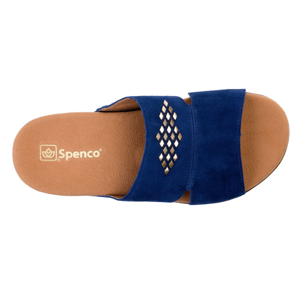 Spenco Twilight Stud '22 Full Contact Comfort Women's Sandals - Dark Navy - Product View - 7