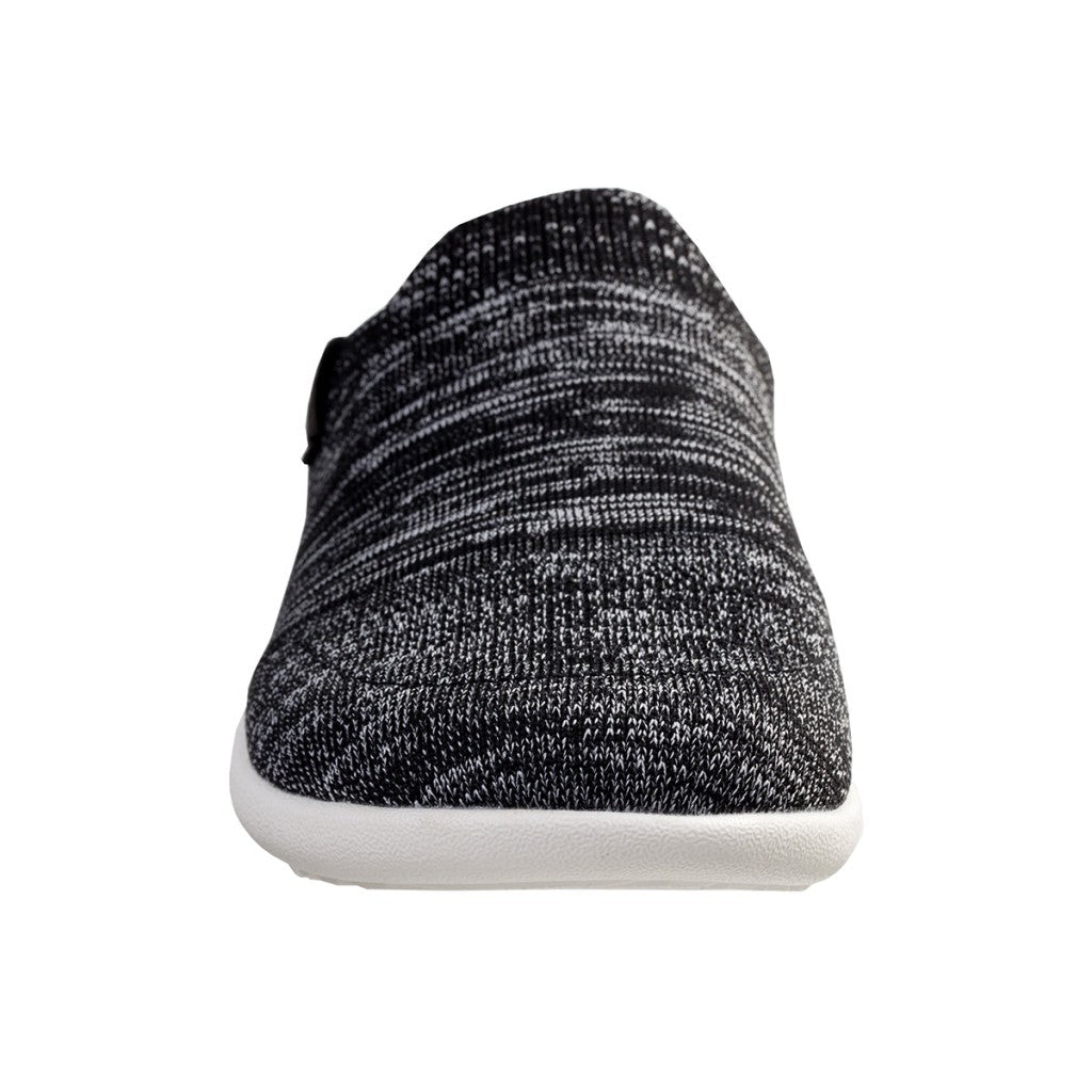 Spenco Utopia Spacedye Supportive Women's Mule - Black Space Dye - Product View - 3