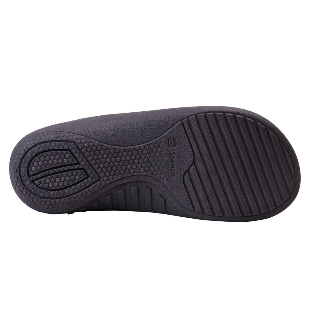 Spenco Velveteen Full Contact Comfort Women's Slippers - Black - Product View - 6