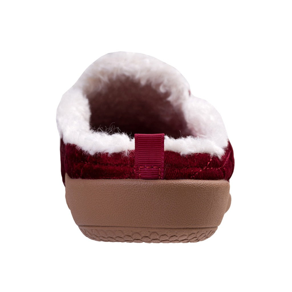 Spenco Velveteen Full Contact Comfort Women's Slippers - Cranberry - Product View - 5