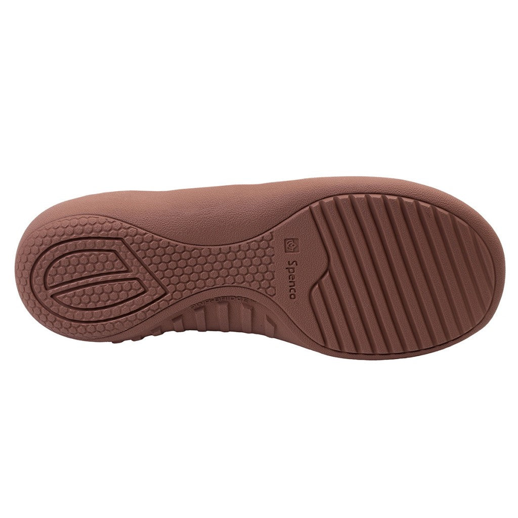 Spenco Velveteen Full Contact Comfort Women's Slippers - Cranberry - Product View - 6