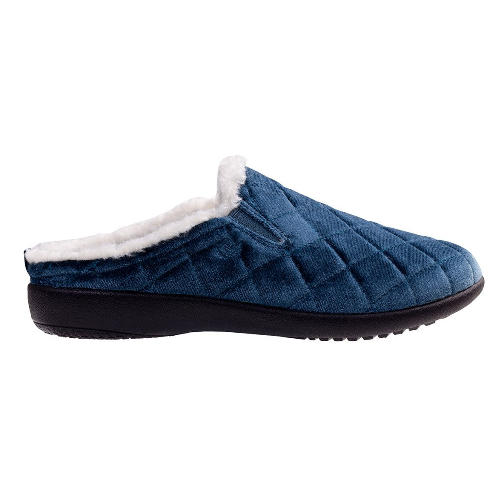 Spenco Velveteen Full Contact Comfort Women's Slippers - Deep Teal - Product View - 1