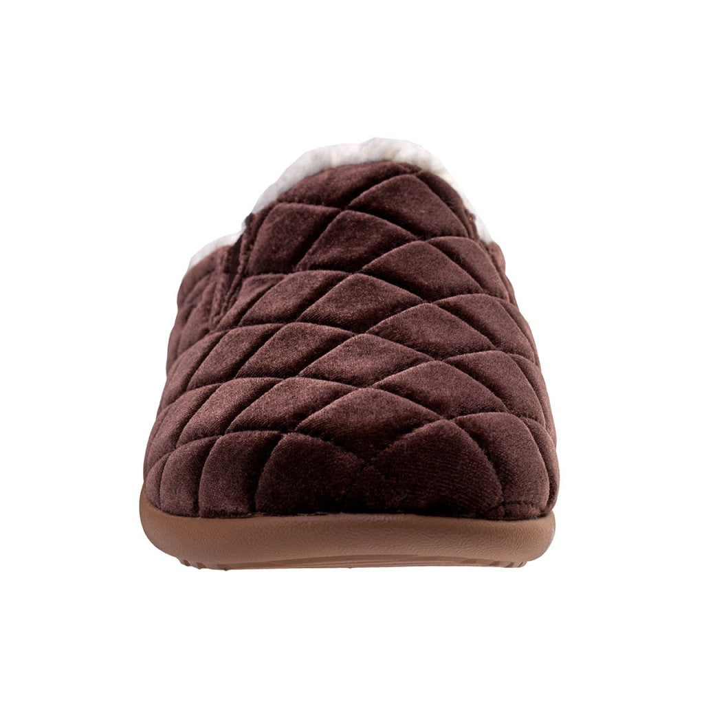 Spenco Velveteen Full Contact Comfort Women's Slippers - French Roast - Product View - 3