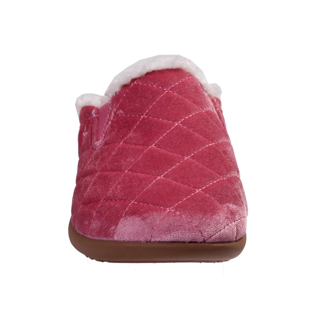 Spenco Velveteen Full Contact Comfort Women's Slippers - Rose - Product View - 3