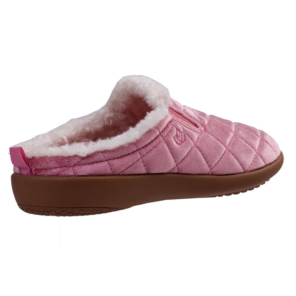 Spenco Velveteen Full Contact Comfort Women's Slippers - Rose - Product View - 4