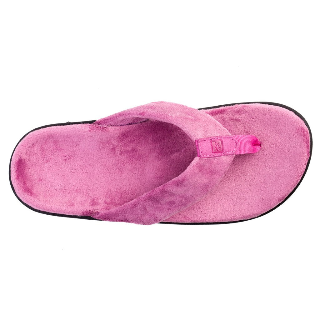 Spenco Victoria Cozy Memory Foam Support Women's Slippers - Berry - Product View - 7