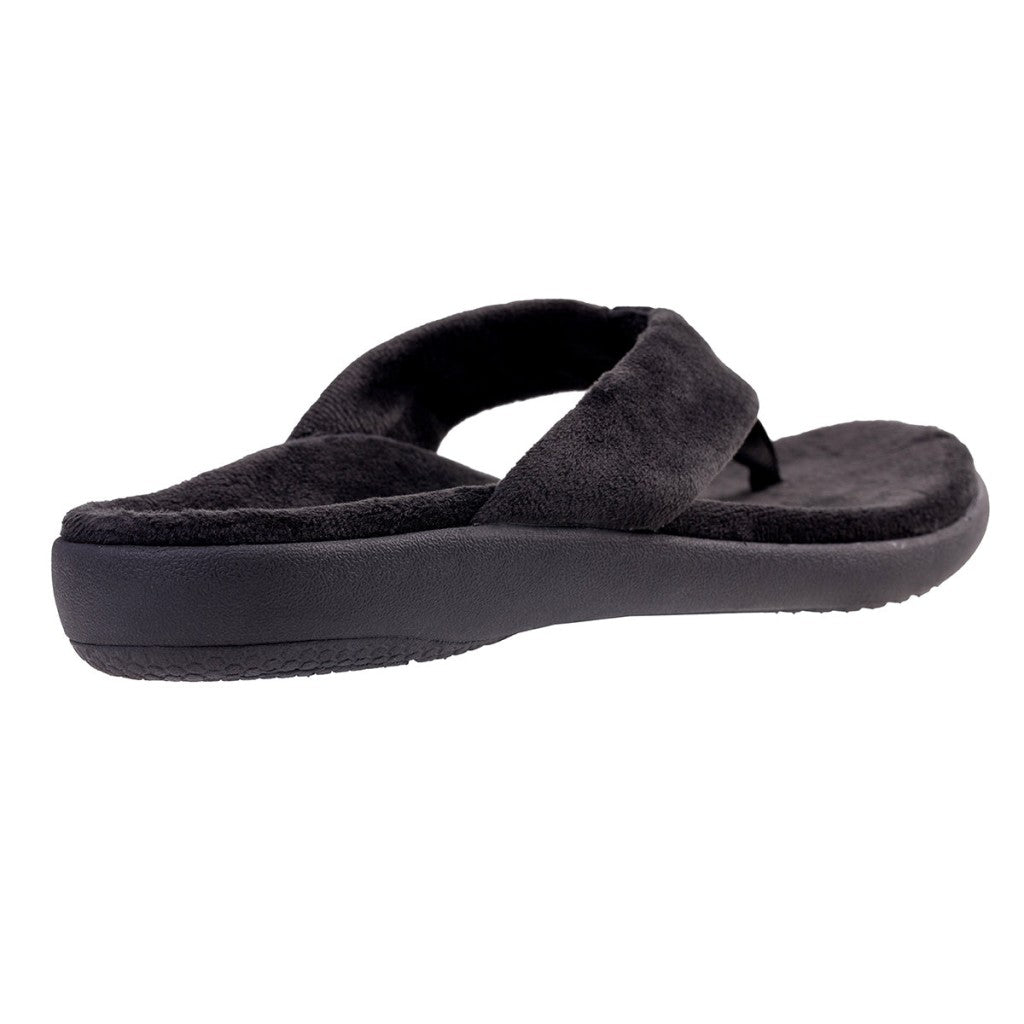 Spenco Victoria Cozy Memory Foam Support Women's Slippers - Black - Product View - 4